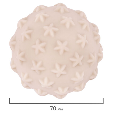 Тактильные мячики, сенсорные игрушки развивающие, ЭКО, 10 штук, диаметр 60-80 мм, BAMBOX BABY (БАМБОКС БЭБИ), 665899 - фото 8