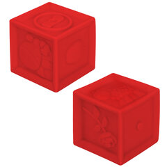 Тактильные кубики, сенсорные, ЭКО 12 штук, BAMBOX BABY (БАМБОКС БЭБИ), 665900