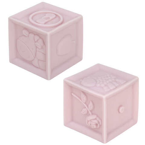 Тактильные кубики пастельные сенсорные ЭКО 12 штук, BAMBOX BABY (БАМБОКС БЭБИ), 665901