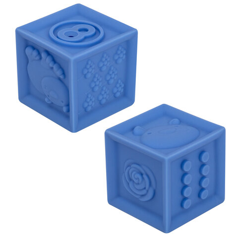 Тактильные кубики пастельные сенсорные ЭКО 12 штук, BAMBOX BABY (БАМБОКС БЭБИ), 665901