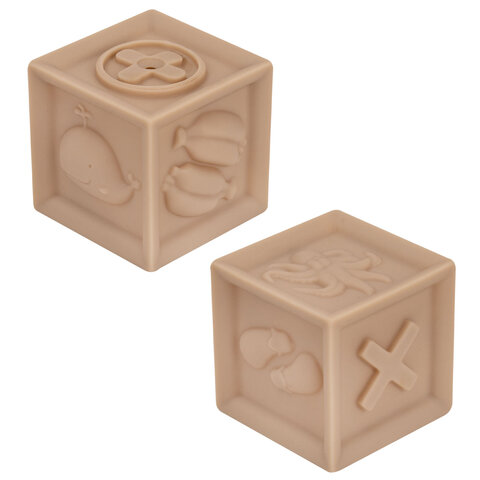 Тактильные кубики пастельные сенсорные ЭКО 12 штук, BAMBOX BABY (БАМБОКС БЭБИ), 665901