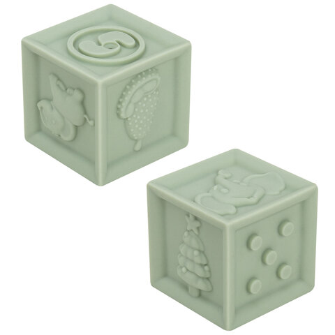 Тактильные кубики пастельные сенсорные ЭКО 12 штук, BAMBOX BABY (БАМБОКС БЭБИ), 665901