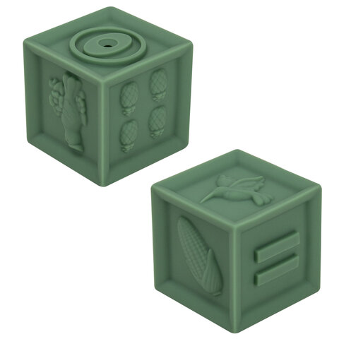 Тактильные кубики пастельные сенсорные ЭКО 12 штук, BAMBOX BABY (БАМБОКС БЭБИ), 665901