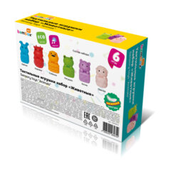 Тактильные игрушки, &laquo;Животные&raquo;, сенсорные развивающие, ЭКО, 6 штук, BAMBOX BABY (БАМБОКС БЭБИ), 665903