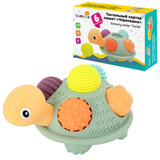 Тактильная игрушка-сортер, Черепашка с мячиками (5 шт.), сенсорная развивающая, ЭКО, BAMBOX BABY (БАМБОКС БЭБИ), 665911