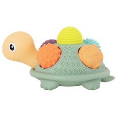 Тактильная игрушка-сортер, Черепашка с мячиками (5 шт.), сенсорная развивающая, ЭКО, BAMBOX BABY (БАМБОКС БЭБИ), 665911