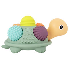 Тактильная игрушка-сортер, Черепашка с мячиками (5 шт.), сенсорная развивающая, ЭКО, BAMBOX BABY (БАМБОКС БЭБИ), 665911