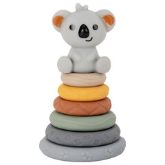 Тактильная игрушка-сортер, пирамидка &laquo;Коала&raquo;, 7 элементов, сенсорная развивающая, ЭКО, BAMBOX BABY (БАМБОКС БЭБИ), 665912