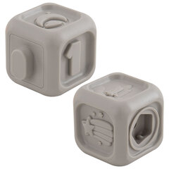 Набор тактильных игрушек-сортеров развивающих, пирамидка &laquo;Зайчик&raquo;, кубики, 13 элементов, ЭКО, BAMBOX BABY (БАМБОКС БЭБИ), 665914