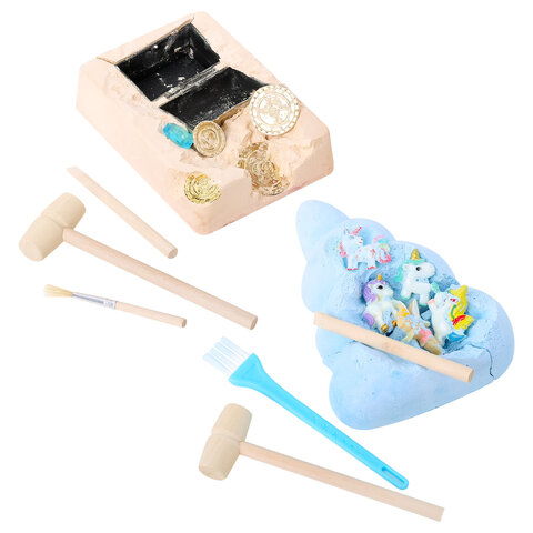 Набор для раскопок 17х21 см, инструменты, 6 видов ассорти, BRAUBERG KIDS, 665917 - фото 6