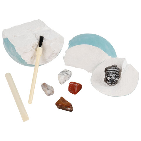 Набор для раскопок "Космос" 9,5х13,3 см, инструменты, 8 видов ассорти, BRAUBERG KIDS, 665919 - фото 7