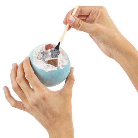 Набор для раскопок "Космос" 9,5х13,3 см, инструменты, 8 видов ассорти, BRAUBERG KIDS, 665919 - фото 6