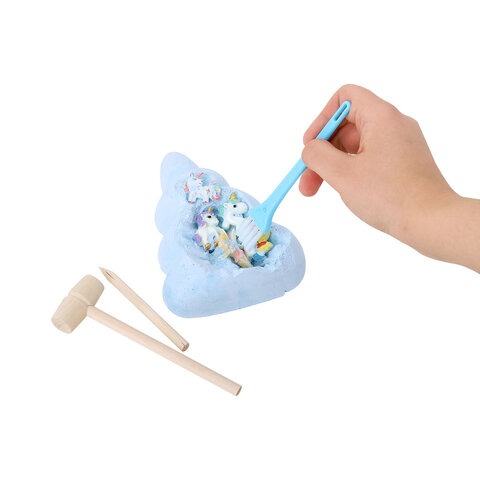 Набор для раскопок "Единороги и феи" 17x21,5 см, инструменты, тату, BRAUBERG KIDS, 665926 - фото 6