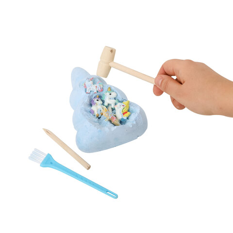 Набор для раскопок "Единороги и феи" 17x21,5 см, инструменты, тату, BRAUBERG KIDS, 665926 - фото 7