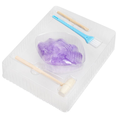 Набор для раскопок "Русалки" 17x21,5 см, инструменты, наклейки, BRAUBERG KIDS, 665927 - фото 2