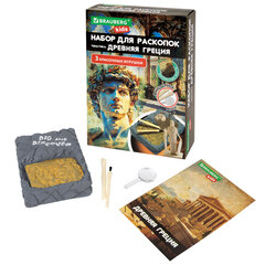 Набор для раскопок &laquo;Древняя Греция&raquo; 16&times;23 см, инструменты, BRAUBERG KIDS, 665941