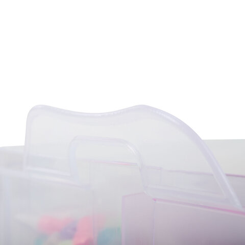 Набор резинок для плетения украшений 3000 шт, 15 цветов, бокс, бусины, станок, BamBox, 665976