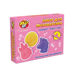 Мыло, набор для мыловарения, 3 фигурки, БОЛЬШИЕ ФОРМЫ, АССОРТИ 2 вида, JOLLY JOT (ДЖОЛЛИ ДЖОТ), 665980