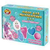 Мыло, набор для мыловарения 5 в 1, 2 мыла, 1 мыло-картинка, 2 бомбочки, JOLLY JOT (ДЖОЛЛИ ДЖОТ), 665985