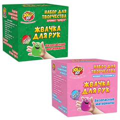 Жвачка для рук, набор для создания &laquo;Жвачки&raquo; для рук, АССОРТИ, 2 вида, JOLLY JOT (ДЖОЛЛИ ДЖОТ), 665986