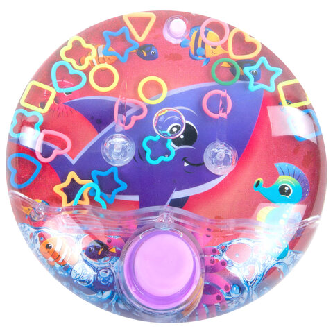 Водная игра ПОДВОДНЫЙ МИР, 10х10 см, колечки, ассорти, 4 вида, JOLLY JOT (ДЖОЛЛИ ДЖОТ), 665995 - фото 5