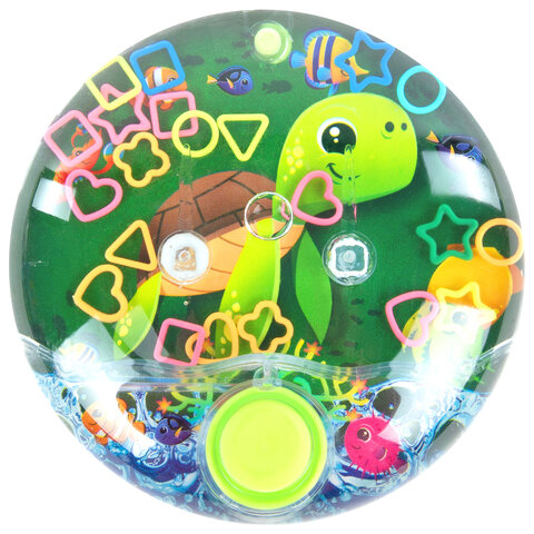 Водная игра ПОДВОДНЫЙ МИР, 10х10 см, колечки, ассорти, 4 вида, JOLLY JOT (ДЖОЛЛИ ДЖОТ), 665995 - фото 4