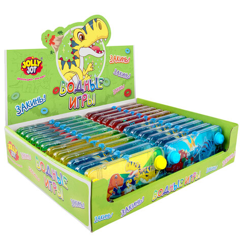 Водная игра ДИНОЗАВРИКИ, 15х7 см, колечки, ассорти, 4 вида, JOLLY JOT (ДЖОЛЛИ ДЖОТ), 665998 - фото 7