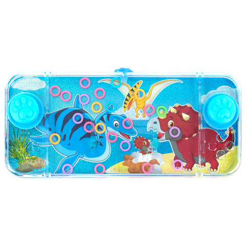 Водная игра ДИНОЗАВРИКИ, 15х7 см, колечки, ассорти, 4 вида, JOLLY JOT (ДЖОЛЛИ ДЖОТ), 665998 - фото 6