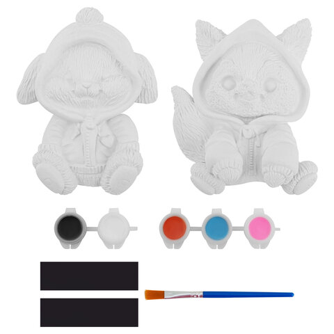 Фигурка-раскраска из гипса "С магнитом", с красками и кистью, ассорти, BRAUBERG KIDS, 666010 - фото 25