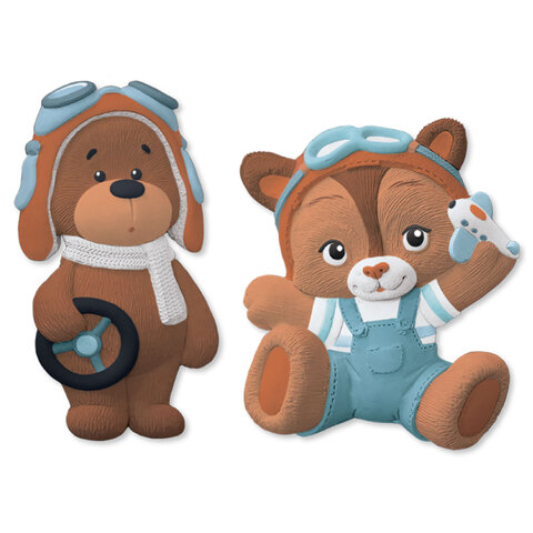 Фигурка-раскраска из гипса "С магнитом", с красками и кистью, ассорти, BRAUBERG KIDS, 666010 - фото 3