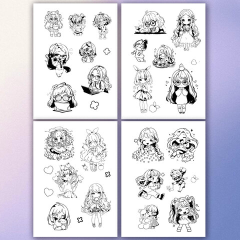 Стикербук РАСКРАСЬ И НАКЛЕЙ А5, 16 листов, 100 стикеров, на гребне, BRAUBERG, "Для девочек", 666049