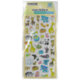 Наклейки гелевые "Зверушки", 17,5х9 см, ассорти 4 вида, FUNSTER (ФАНСТЕР), 666095