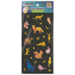 Наклейки декоративные &laquo;Black edition&raquo;, 17,5&times;9 см, ассорти 6 видов, FUNSTER (ФАНСТЕР), 666100