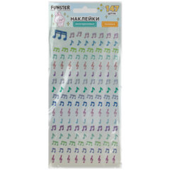 Наклейки гелевые &laquo;Яркое ассорти&raquo;, 17,5&times;9 см, ассорти 8 видов, FUNSTER (ФАНСТЕР), 666101