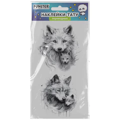 Наклейки-тату переводные &laquo;Разные&raquo;, 20,5&times;10 см, ассорти 12 видов, FUNSTER (ФАНСТЕР), 666102