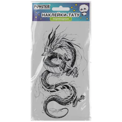 Наклейки-тату переводные &laquo;Цветные&raquo;, 20,5&times;10 см, ассорти 12 видов, FUNSTER (ФАНСТЕР), 666105