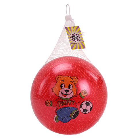 Мяч детский надувной "Зверята", 25 см, ПВХ, ассорти, 6 цветов, JOLLY JOT (ДЖОЛЛИ ДЖОТ), 666121