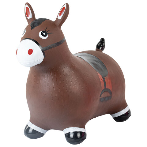 Попрыгун надувной "Лошадка", 57х28х50 см, ПВХ, насос, JOLLY JOT (ДЖОЛЛИ ДЖОТ), 666123