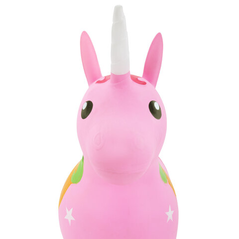 Попрыгун надувной "Единорог", 64х28х54 см, ПВХ, насос, JOLLY JOT (ДЖОЛЛИ ДЖОТ), 666128