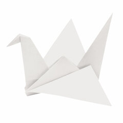 Бумага для оригами и аппликаций 21&times;21 см, 100 листов, белая, ОСТРОВ СОКРОВИЩ, 666175