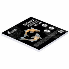 Бумага для оригами и аппликаций 21&times;21 см, 100 листов, белая, ОСТРОВ СОКРОВИЩ, 666175