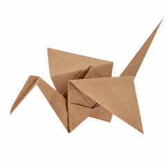 Бумага для оригами и аппликаций 21&times;21 см, 100 листов, крафт, ОСТРОВ СОКРОВИЩ, 666177