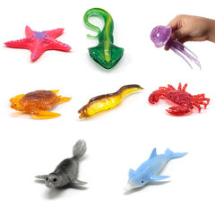 Фигурка антистресс тянучка &laquo;Морские животные&raquo;, ассорти 8 видов, JOLLY JOT (ДЖОЛЛИ ДЖОТ), 666182