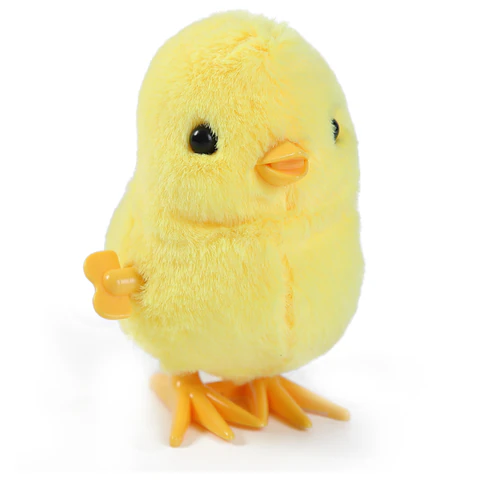 Игрушка мягкая заводная Цыпленок, высота 9 см, ассорти 2 цвета, WOOZOO (ВУУЗУ), 666187 - фото 2