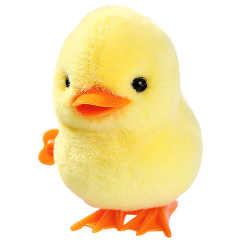 Игрушка мягкая заводная Уточка, высота 9 см, ассорти 2 цвета, WOOZOO (ВУУЗУ), 666188 - фото 3