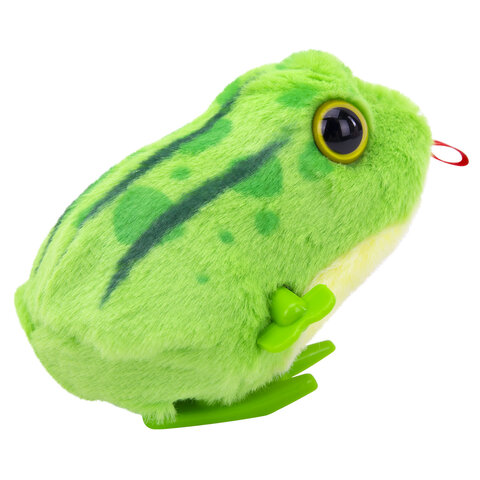 Игрушка мягкая заводная "Лягушка", высота 6 см, WOOZOO (ВУЗУ), 666189