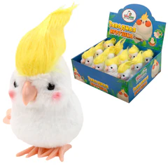 Игрушка мягкая заводная &laquo;Попугай&raquo;, высота 10 см, WOOZOO (ВУЗУ), 666190