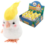 Игрушка мягкая заводная "Попугай", высота 10 см, WOOZOO (ВУЗУ), 666190