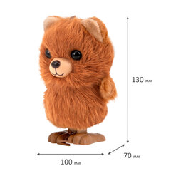 Игрушка мягкая заводная &laquo;Мишка&raquo;, высота 13 см, WOOZOO (ВУЗУ), 666191