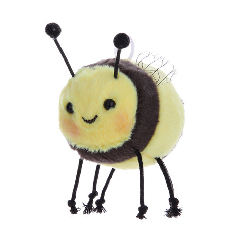 Игрушка пищалка мягкая заводная Букашка, высота 12 см, ассорти 2 вида, WOOZOO (ВУЗУ), 666192 - фото 2